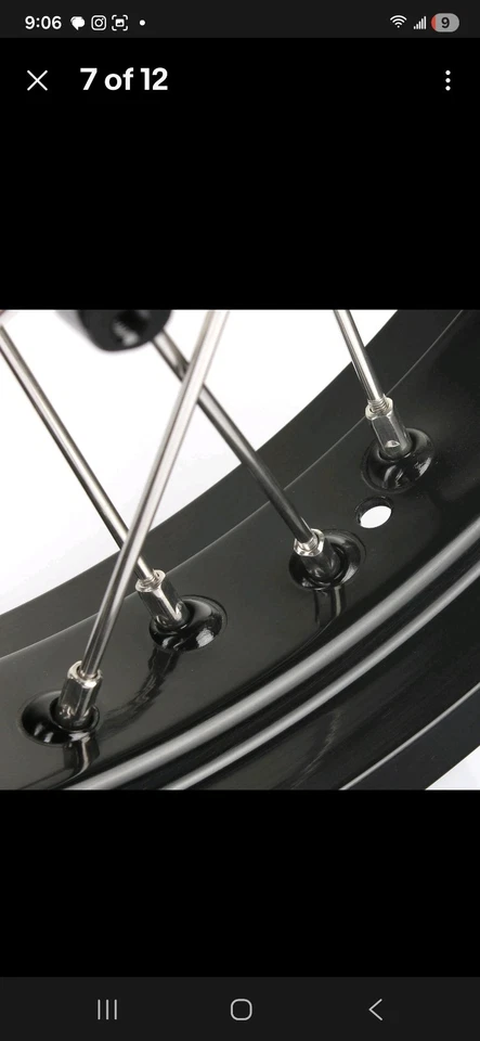 Conjunto de 2 rodas 17" Supermoto aros EXC SX SXF EXC-F XC XC-W 125-540 690 Enduro R - Imagem 4 de 4