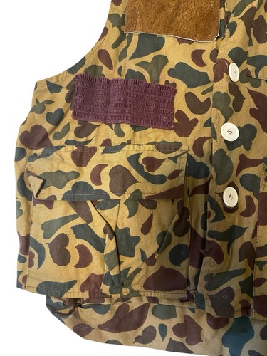 Vintage Hunters Choice Camo Vest Hunting Camouflage CAMO Size Large  - Picture 3 of 9