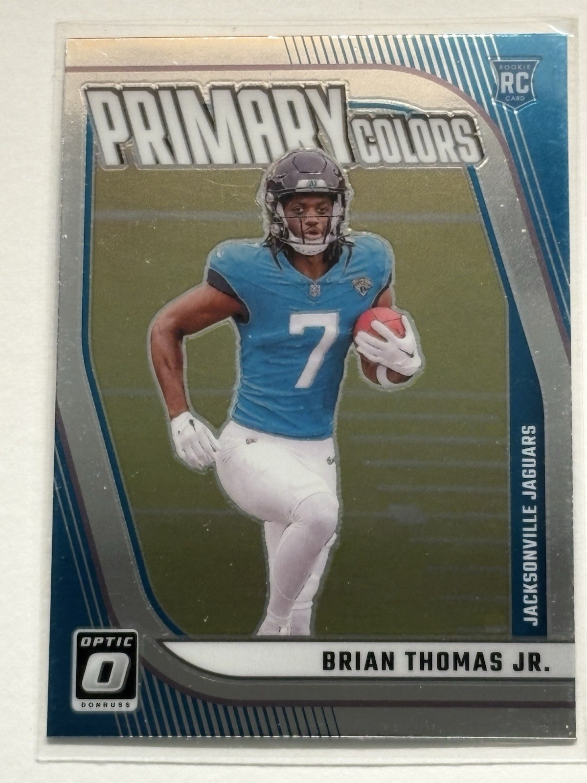 2024 Donruss Optic Brian Thomas Jr. Primary Colors Base Rookie RC Jaguars