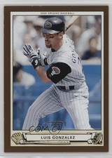 2005 Upper Deck Origins Gold 20/20 Luis Gonzalez #4 n1u