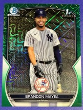 2023 Bowman Chrome - BRANDO MAYEA - 1st - Mega Box / Mojo - Green Refractor /99