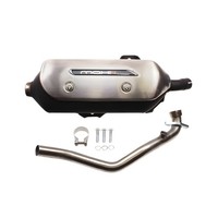 Auspuff Tecnigas Maxi 4 N Mit Zulassung FüR Kymco Super Dink I 300 Ccm
