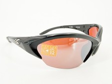 NOS Kaenon Kore Polarized Sunglasses Black Italy Wrap L480