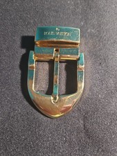 Louis Vuitton Mens Brass Belt Buckle Never Used. Made In France