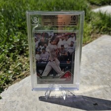 Graded 2025 Topps Now Roman Anthony #305 Rookie RC Baseball Card BGS 10 Pristine