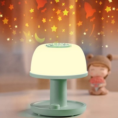 Night Light Lamp, Dimmable Bedside Lamp with Star Projector, Night Lights wit...