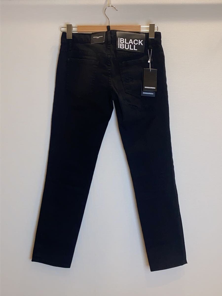 DSQUARED2 SKINNY PANTS JENNIFER CROPPED 38 COTTON Black Used