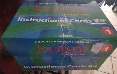 Harcourt Journeys Common Core 2014 1st Grade Instructional Cards Kit Flash Words
