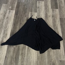 Lululemon Oversized Drape Cardigan Wrap Viscose Silk Blend One Size Black