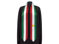 Kurdistan Flag Graduation Sash/Stole International Study Abroad Adult Unisex