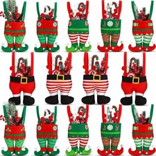 Abbylike Christmas Candy Bags Bulk Santa Pants Elf Boots Treat with... 
