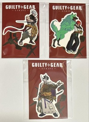 Guilty Gear Aufkleber 3er Set Chip Nago Yuki Giovanna Sammlerstück Kunst
