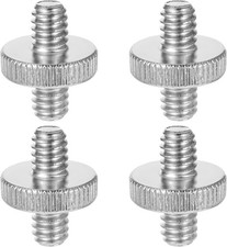 Standard 1/4"-20 Male to 1/4"-20 Male Tripod Screw, 4 PCS Standard Camera Screw