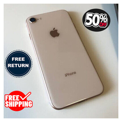 Apple iPhone 8 256GB/128GB/64GB - Unlocked, Verizon, Good Battery, Red & Gold
