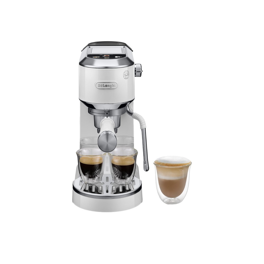 De'Longhi Dedica Duo EC890.W Coffee Machine - White {Damaged/Missing Items}