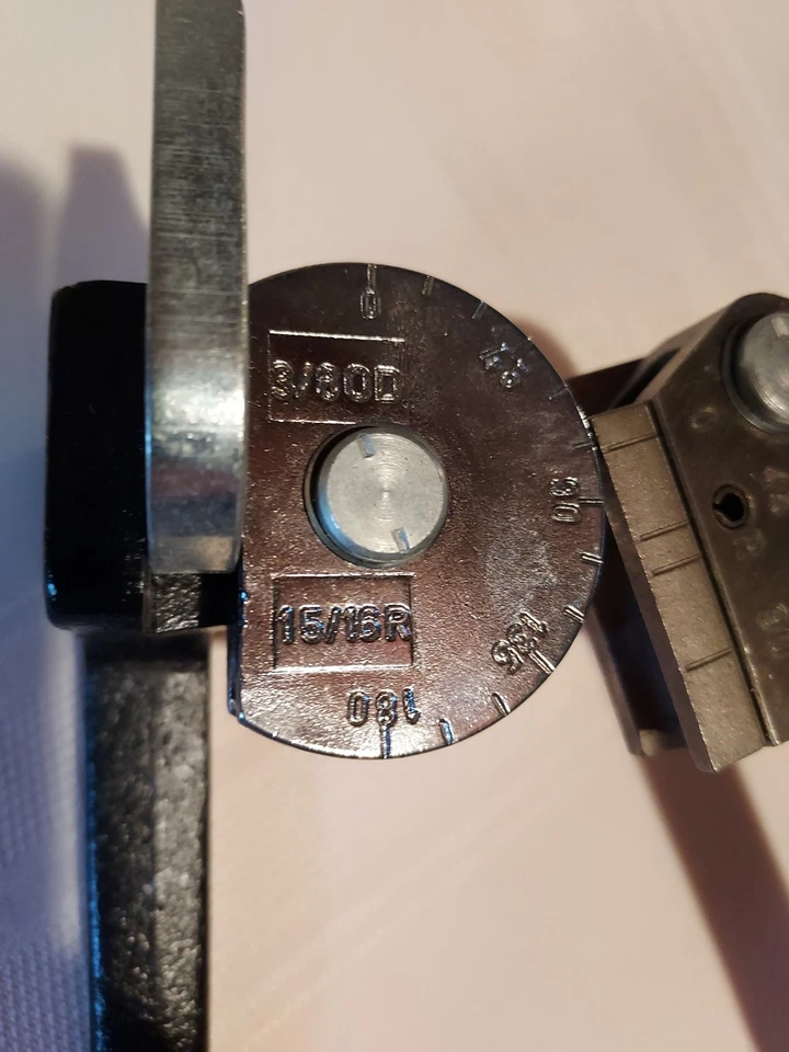 Tubing Bender By Ridgid,  Ireland,  3/8" O.D., 15/16 Radius, 12.1/2" Long - Image 3 of 4