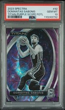 2023 Spectra Domantas Sabonis Titan Purple /15