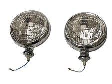 Satz Chrom Nebelscheinwerfer fr Porsche 356 / 911 / Mercedes 190SL / K„fer 