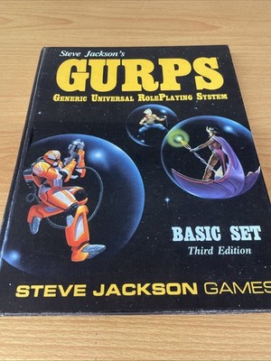 SJG GURPS 1st-3rd Ed Basic Set (3rd Ed) VG