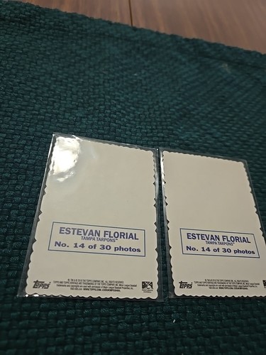 ( 2 ) 2018 Estevan Florial Die Cut Rc Yankees Sp Heritage - Picture 2 of 3