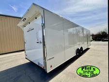 2026 Continental Cargo 8.5X28 CAR HAULER UPGRADED .080 EXTERIOR / REAR WING