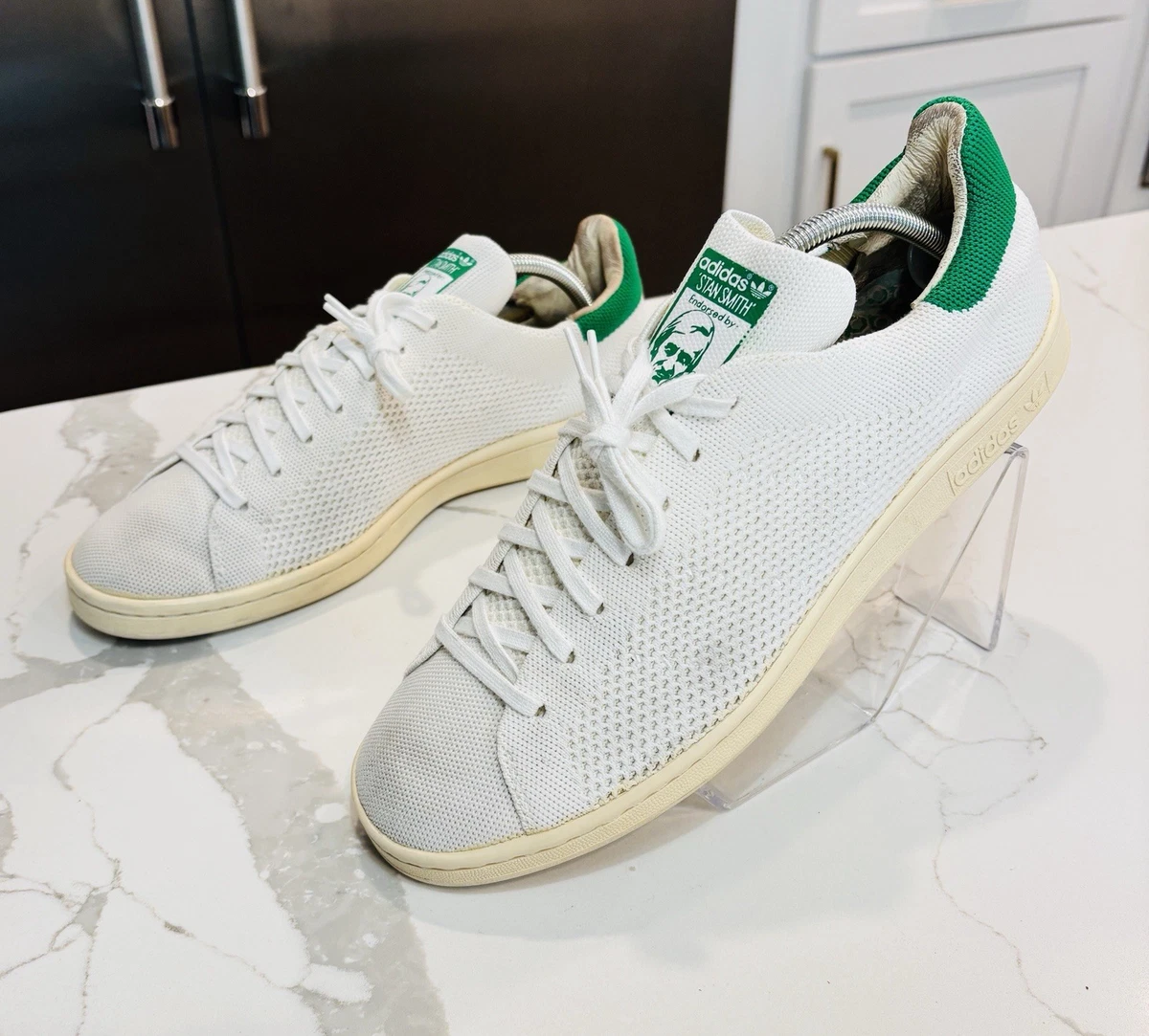 adidas Stan Smith Primeknit White for Sale | Authenticity Guaranteed | eBay