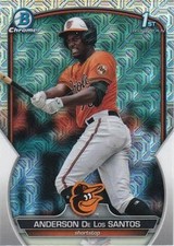 Anderson De Los Santos 2023 Bowman Chrome Prospects Mojo Refractor 1st #BCP-207
