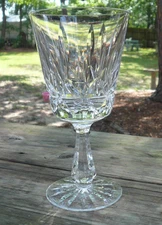 Waterford Ireland Crystal Rosslare Water Wine Goblet 6 3/4"