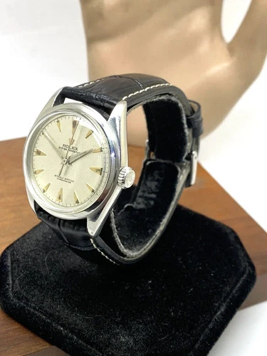 Rolex Oyster Perpetual 6084 Chronometer Men's Watch Swiss Automatic Vintage 34mm