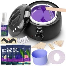 Waxing Kit for Women Men - Digital Wax Kit for Hair Removal with Post-Wax Cre...