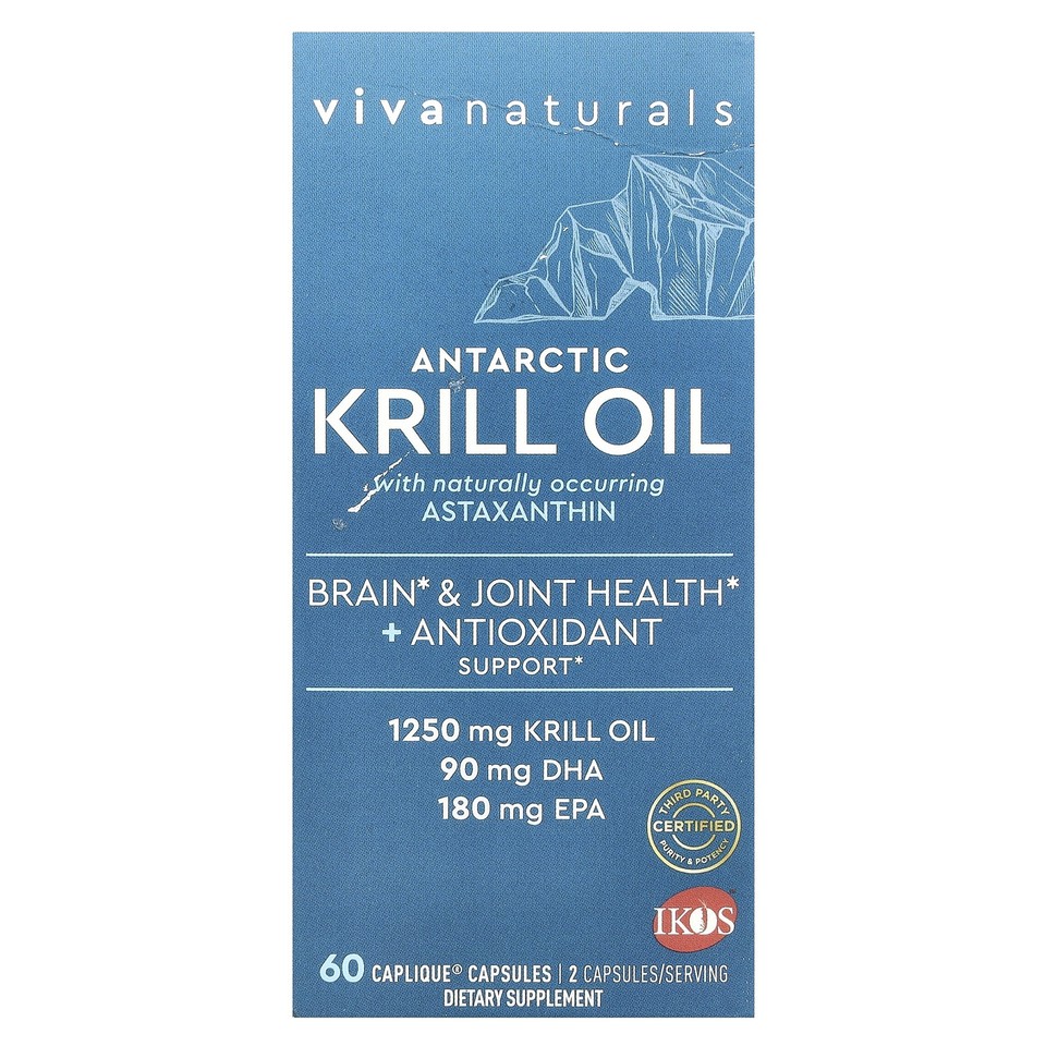 Antarctic Krill Oil with Astaxanthin, 60 Caplique® Capsules