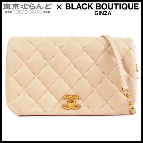 5  5.30 6.11 1 59 Used  CHANEL Coco Mark Flap Bag Ladies Lambskin Matelass Stitc