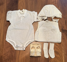 VTG Mrs. Day  s Ideal Boys Baptism Outfit   Complete 5-Piece Set w/ 1977 Receipt