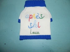 Mark and Graham Knit Dog apre's ski  "LOUIE" Sweater Sz XS (GG-8)
