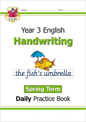 CGP Books KS2 Handwriting Year 3 Daily Practice Book: Spring Term (Paperback)