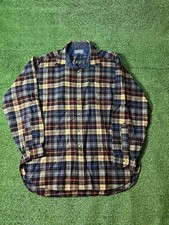 VTG Pendleton Woolen Mills Multico Plaid Virgin Wool L/S Shirt Men’s L USA Made