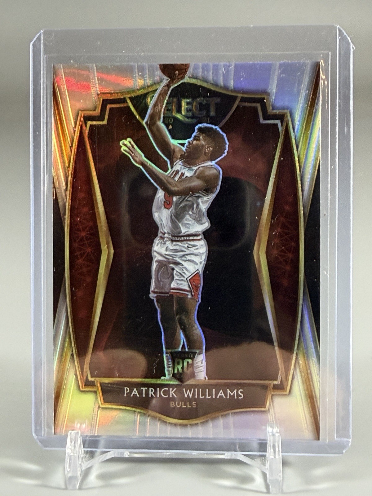 2020-21 Panini Select - Premier Level Patrick Williams #185 Silver Prizm (RC)