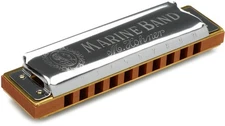 Hohner Marine Band 1896 Harmonica - Key of E Flat (5-pack) Bundle