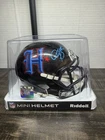 Arian Foster Signed Autographed Mini Helmet In Blue Ink  Texans Alt Beckett Wit