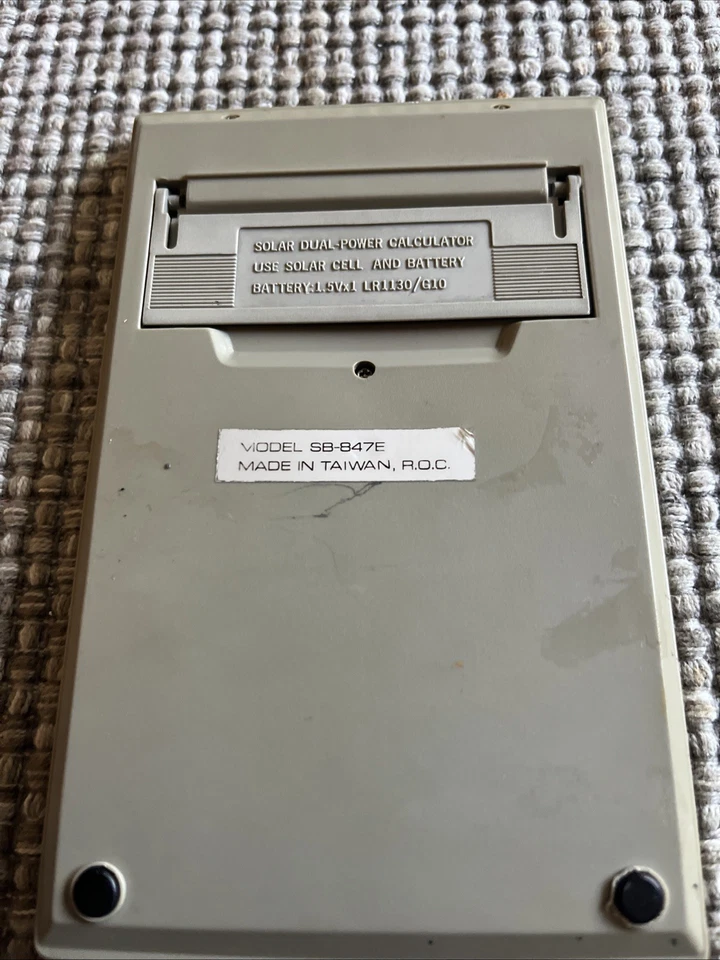 Calculadora de doble alimentación solar Digitech de colección funciona bien Foto 2 de 2