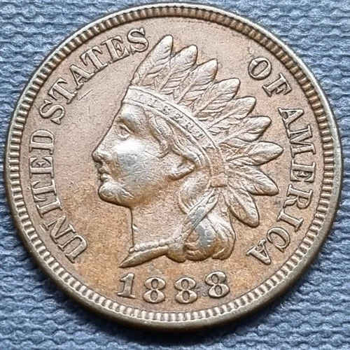 1888 Indian Head Cent 1c High Grade AU #95931
