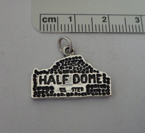 Sterling Silver 15x20mm Shape of and says Half Dome Yosemite Charm - Picture 5 of 5