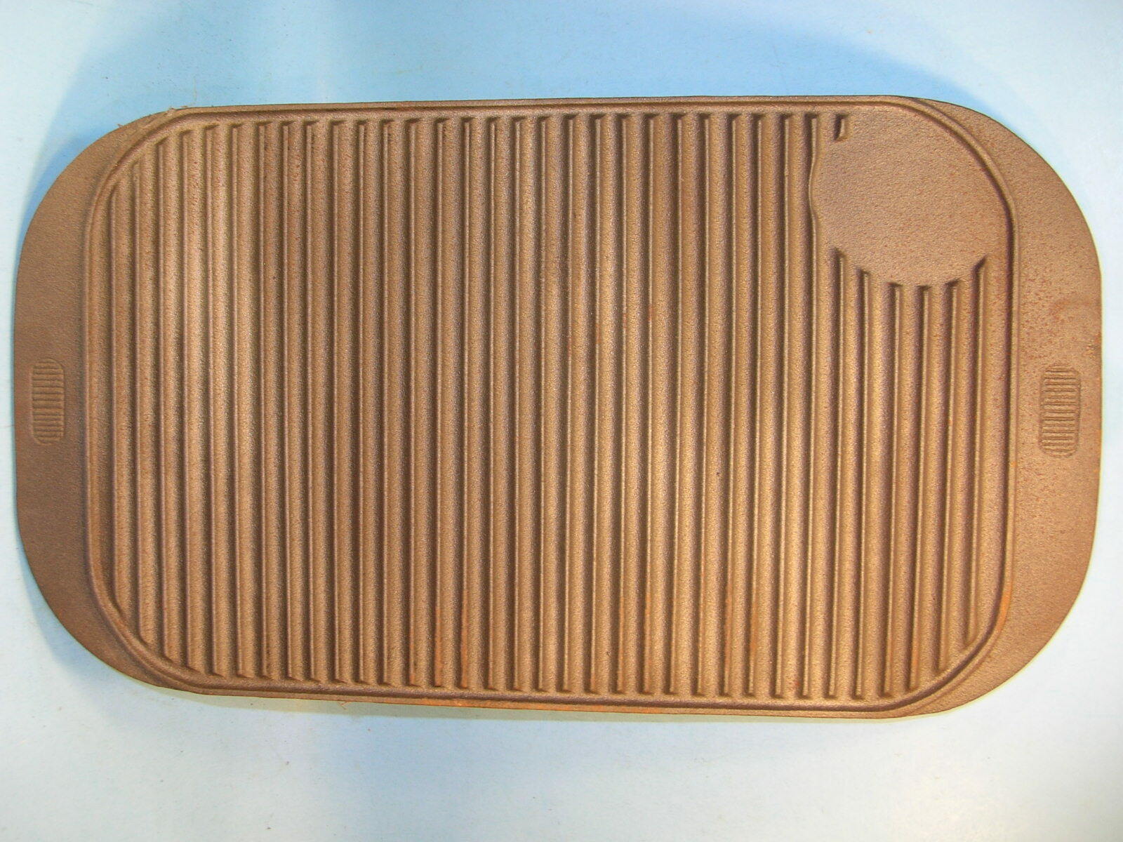 10 1/2" X 16" CAST IRON FLIP 2SIDED 2Burner GRIDDLE.. eBay