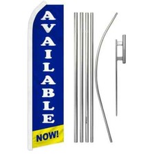 Available Now Swooper Flutter Feather Advertising Flag  Pole Kit