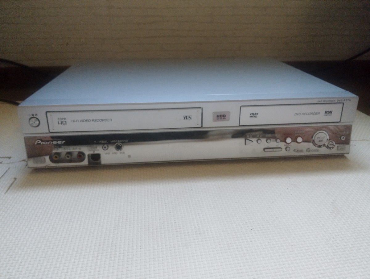 s*n様 Pioneer DVDレコーダー DVR-RT7H 05年製 VHS Pioneer VHS HDD VCR DVR-RT7H Function not confirmed Current