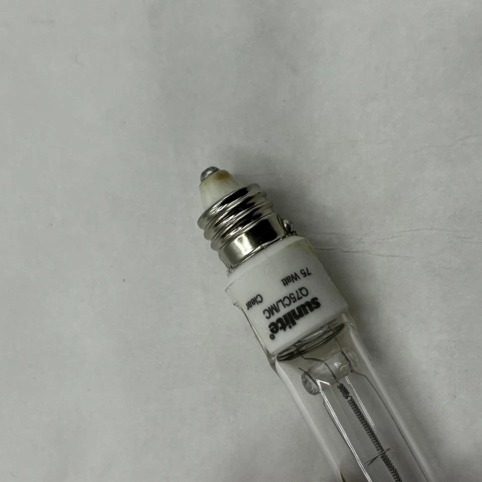 Sunlite 03085 Q75CL/MC T4 BULBY 75W-E11 Base CLEAR 120V - Image 4 of 4