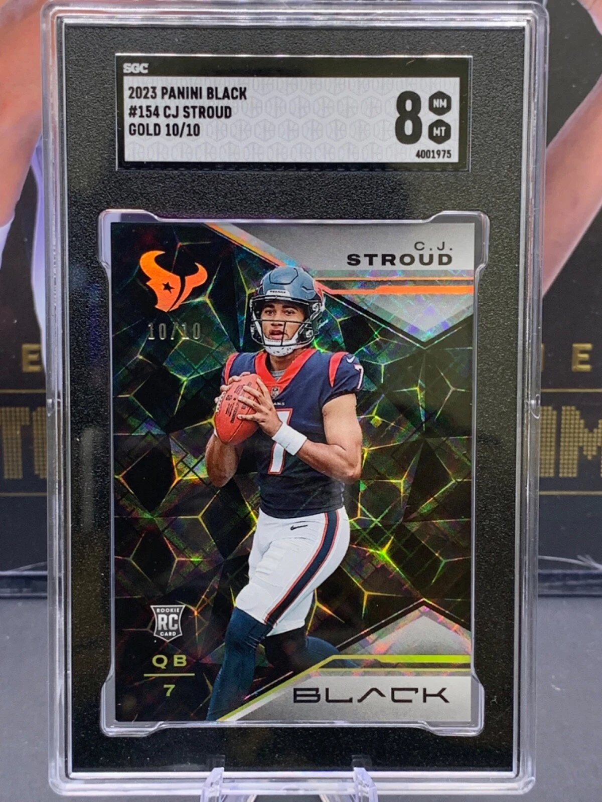 CJ Stroud Panini Black #154 Gold