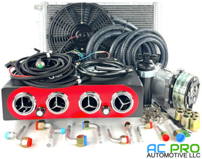 A/C KIT UNIVERSAL UNDER DASH EVAPORATOR 404-000 RED CSL 12V ELECTRICAL HARNESS