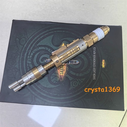 NAWYA Doctor Who Master Cacciavite Laser Metallo Replica Puntelli Luce LED Cosplay