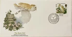 FDC~1986 BRITISH PHILATELIC SOCIETY~THE BARN OWL